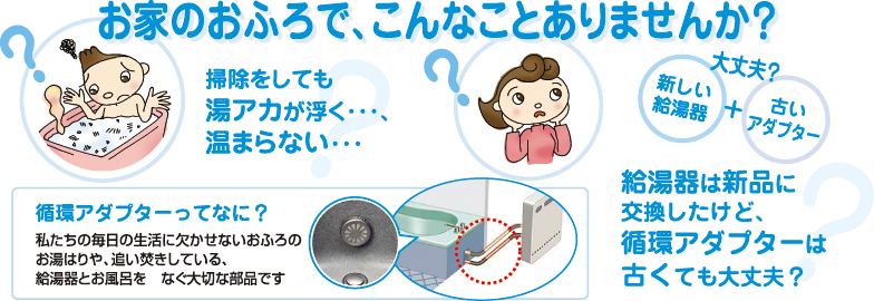 お家のおふろで、こんなことありませんか？